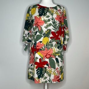 Floral Pineapple Summer Dress